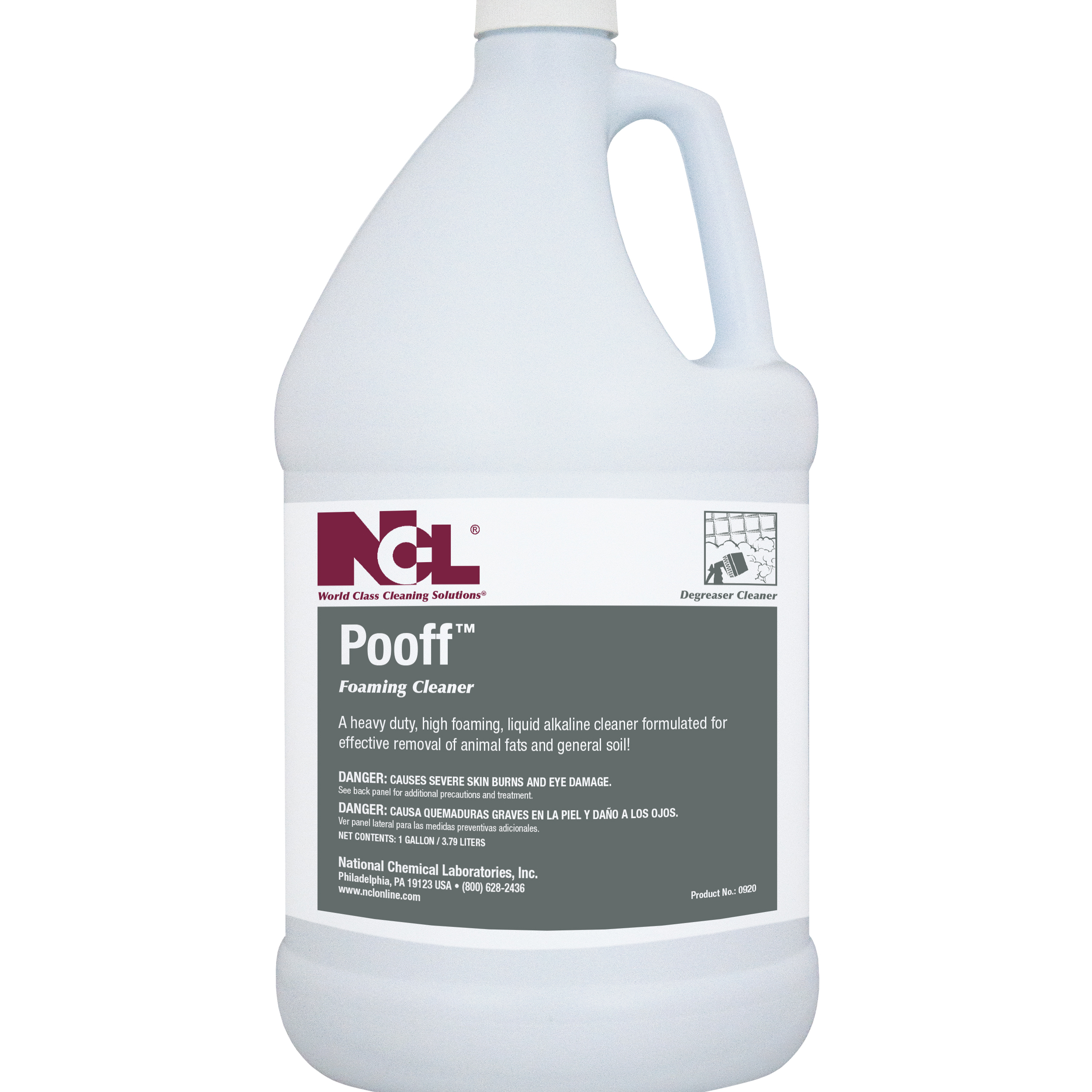  POOFF Foaming Cleaner 4/1 Gal. Case (NCL0920-29) 