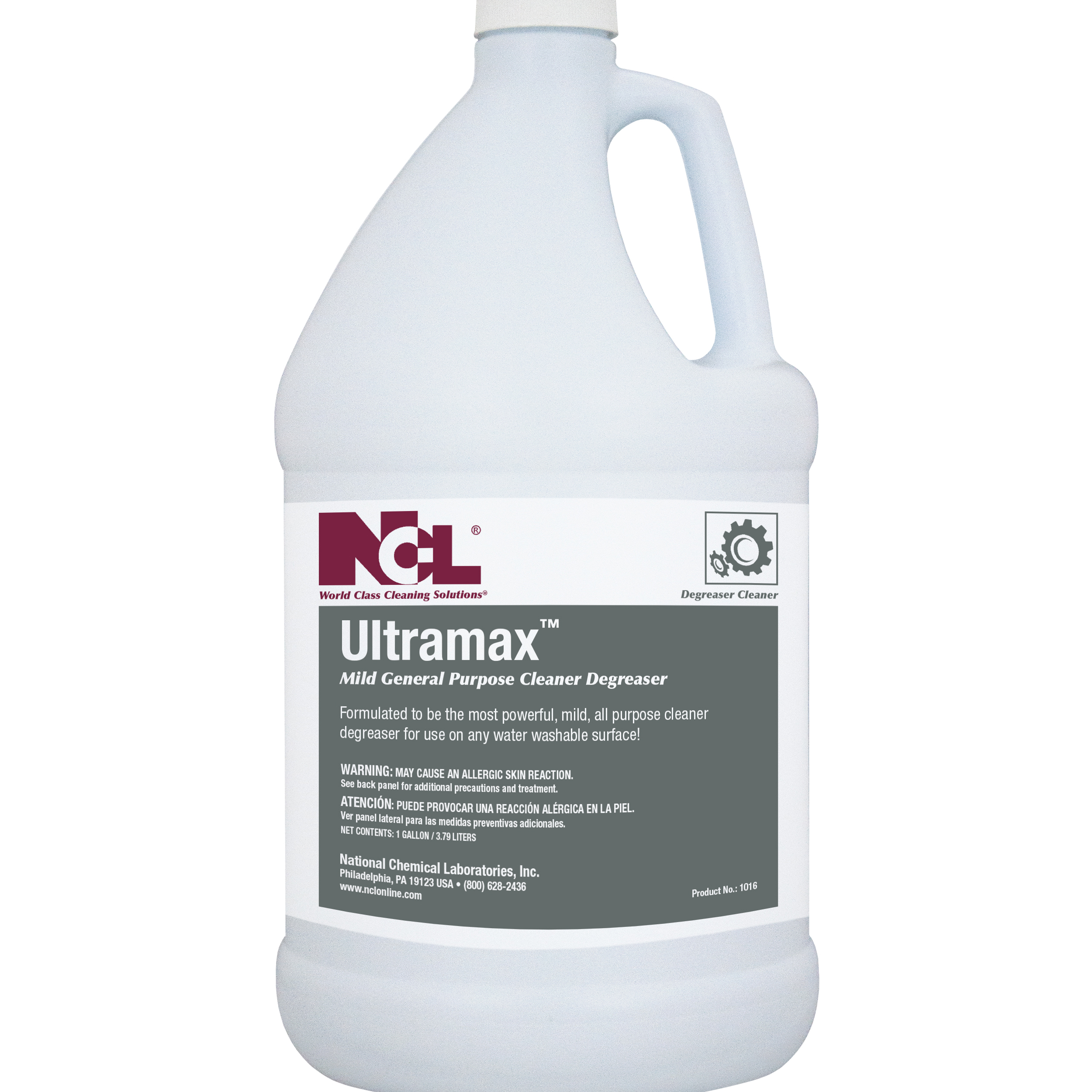  ULTRAMAX Neutral General Purpose Degreaser Cleaner 4/1 Gal. Case (NCL1016-29) 