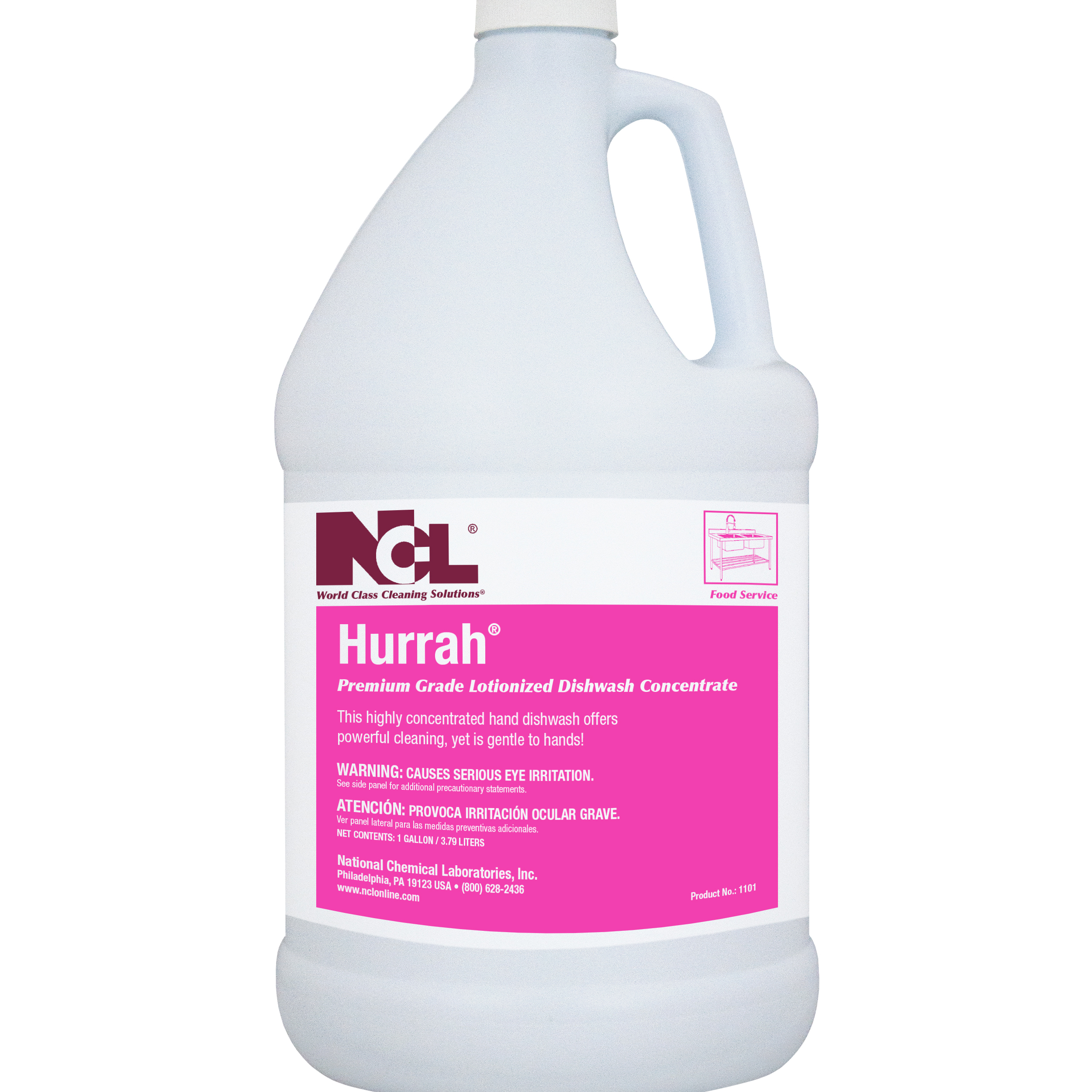  HURRAH Premium Grade Lotionized Dishwash Concentrate 4/1 Gal. Case (NCL1101-29) 