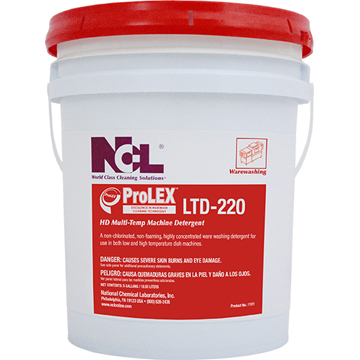  ProLEX LTD-220 Multi Temp Machine Detergent 5 Gal. Pail (NCL1121-20) 