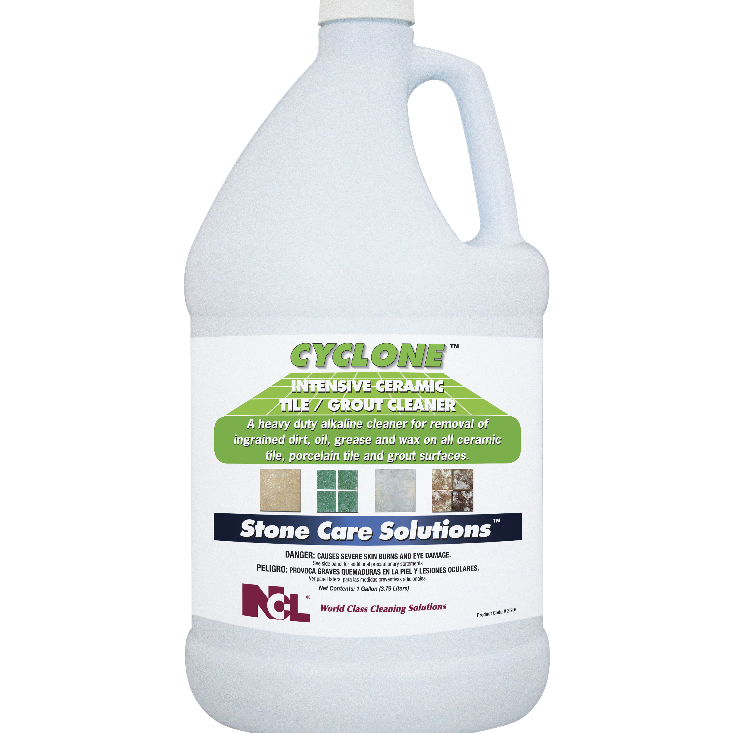  CYCLONE Intensive Ceramic Tile / Grout Cleaner 4/1 Gal. Case (NCL2516-29) 