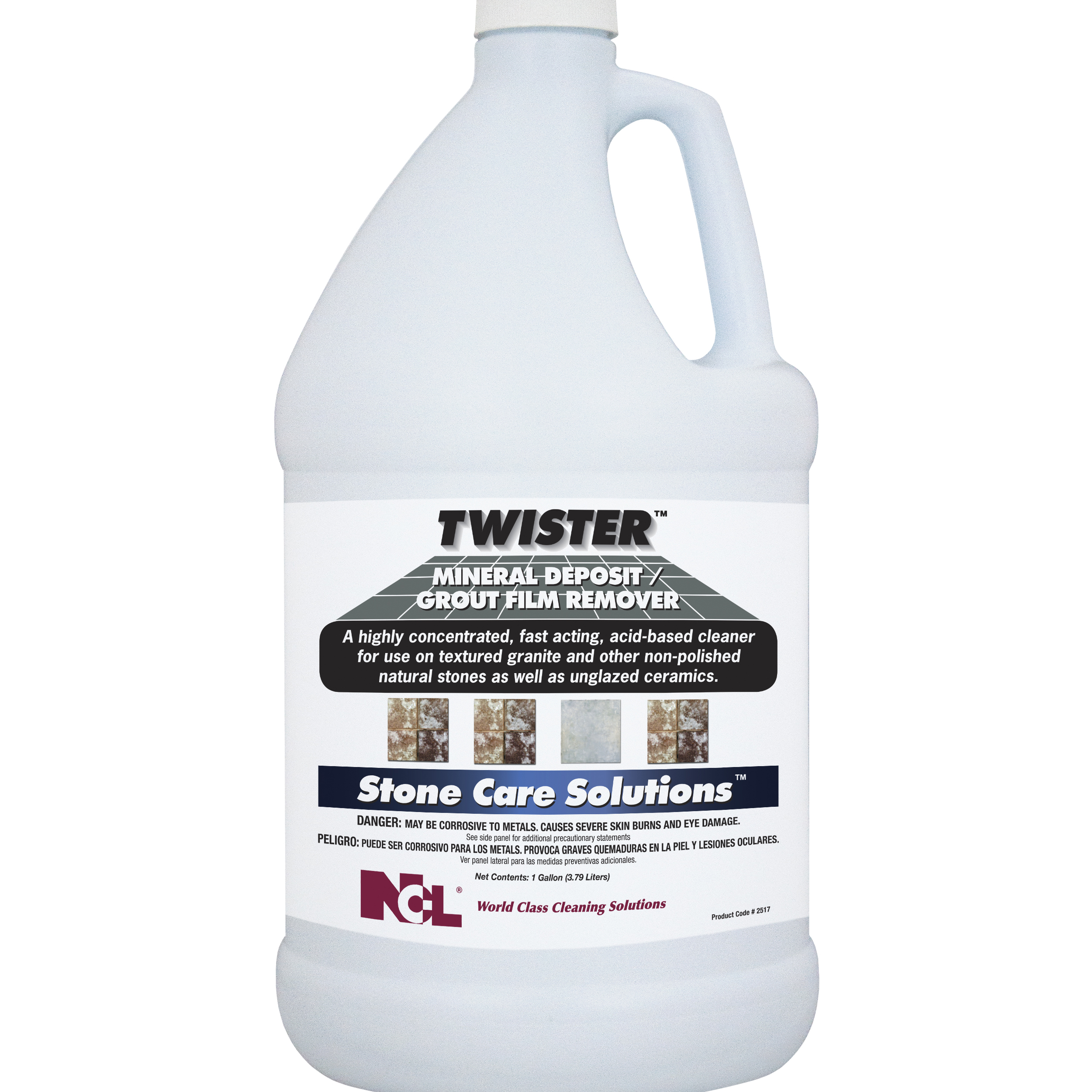  TWISTER Mineral Deposit / Grout Film Remover 4/1 Gal. Case (NCL2517) 