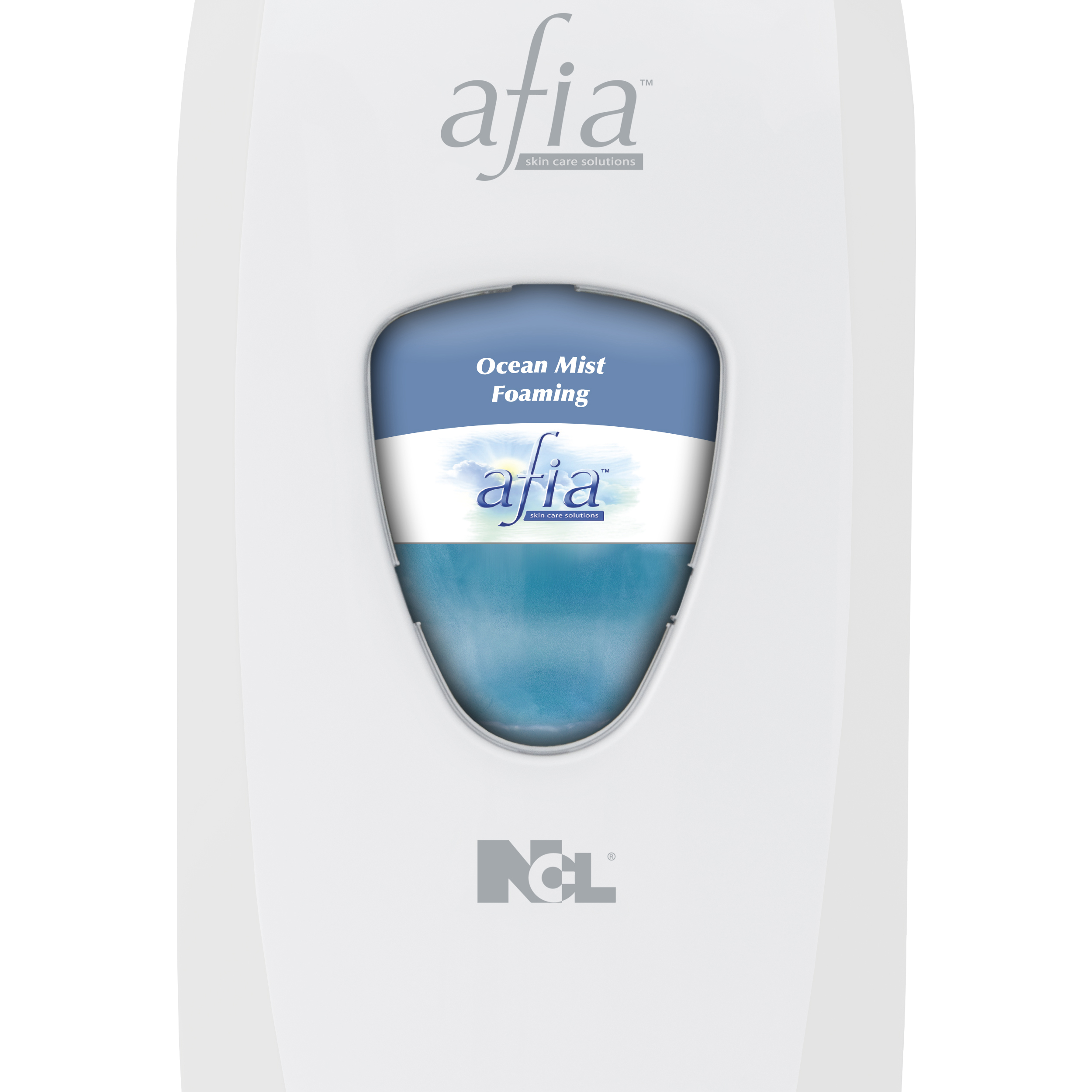  Afia HAND SOAP DISPENSER, WHITE, TOUCH FREE  6 Disp Case (NCL4223) 